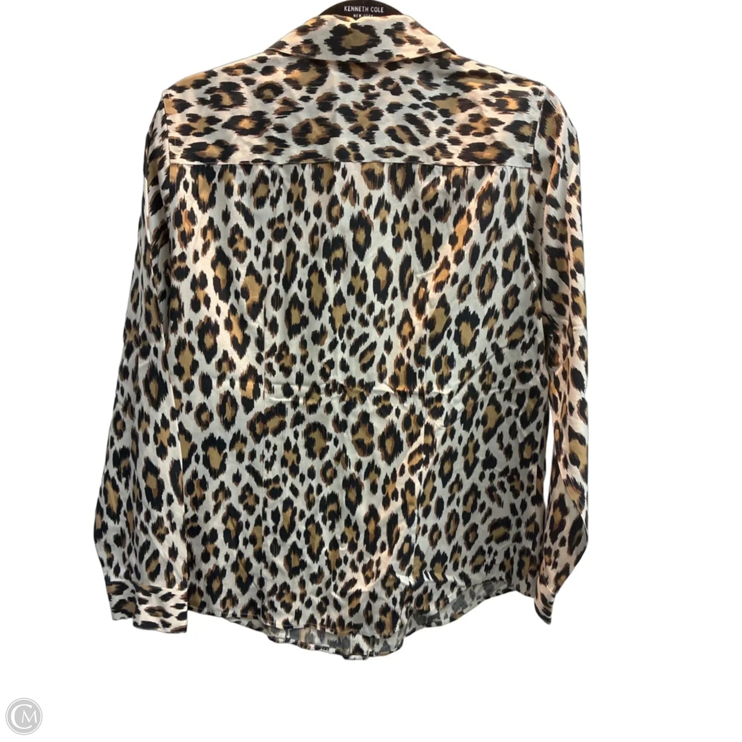Top Long Sleeve By Chicos In Animal Print, Size: M