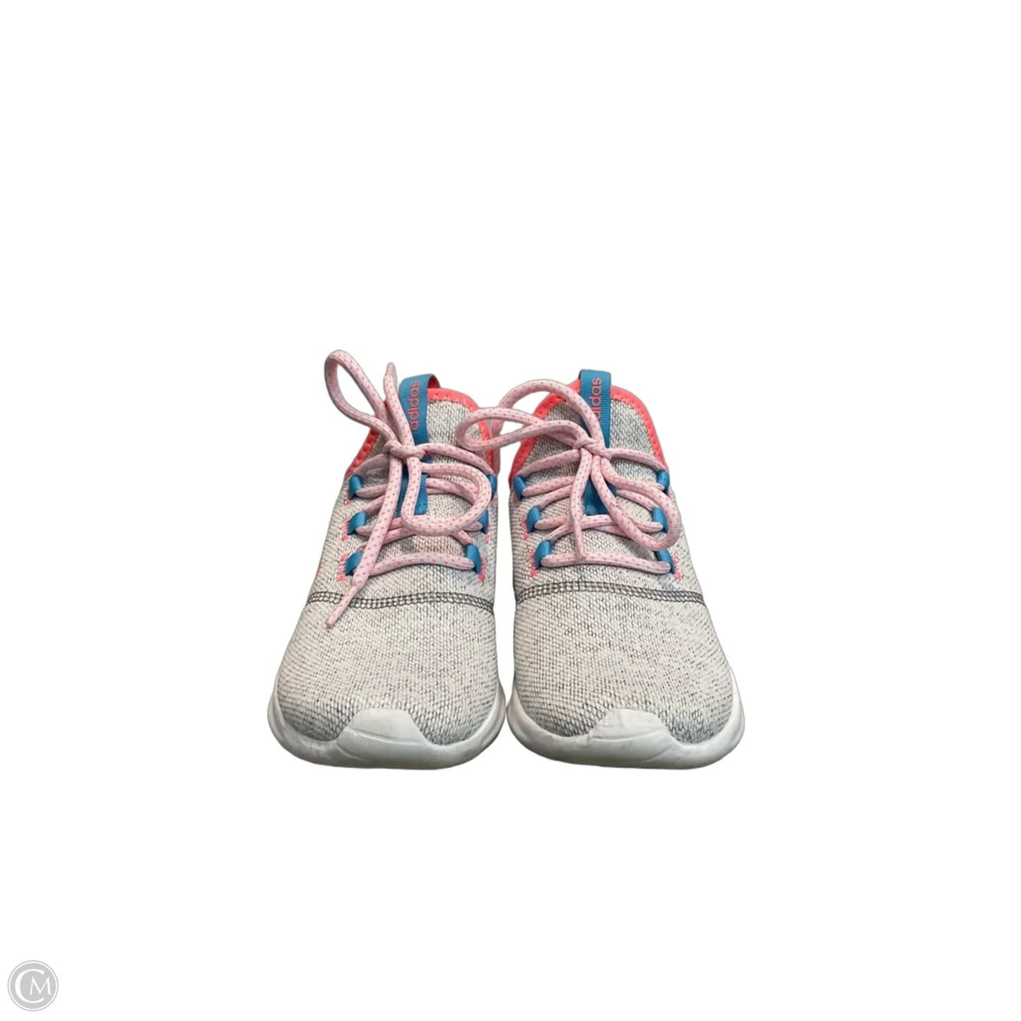 Shoes Athletic By Adidas In Grey & Pink, Size: 6