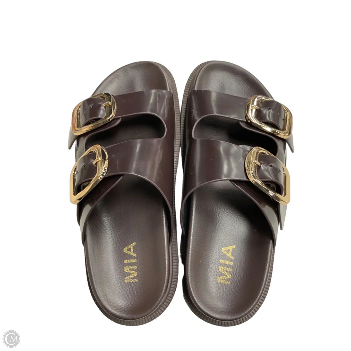 Sandals Flats By Mia In Brown, Size: 7
