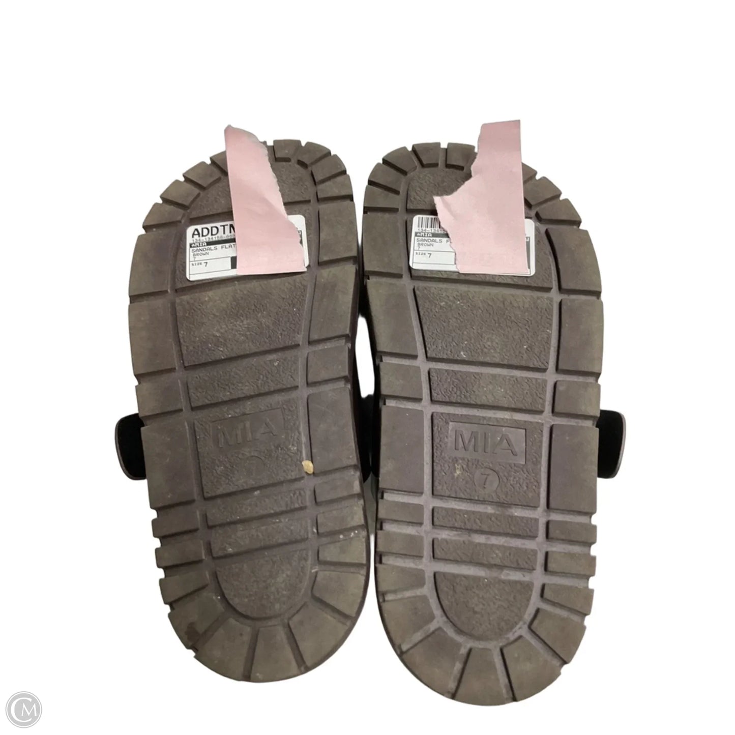 Sandals Flats By Mia In Brown, Size: 7