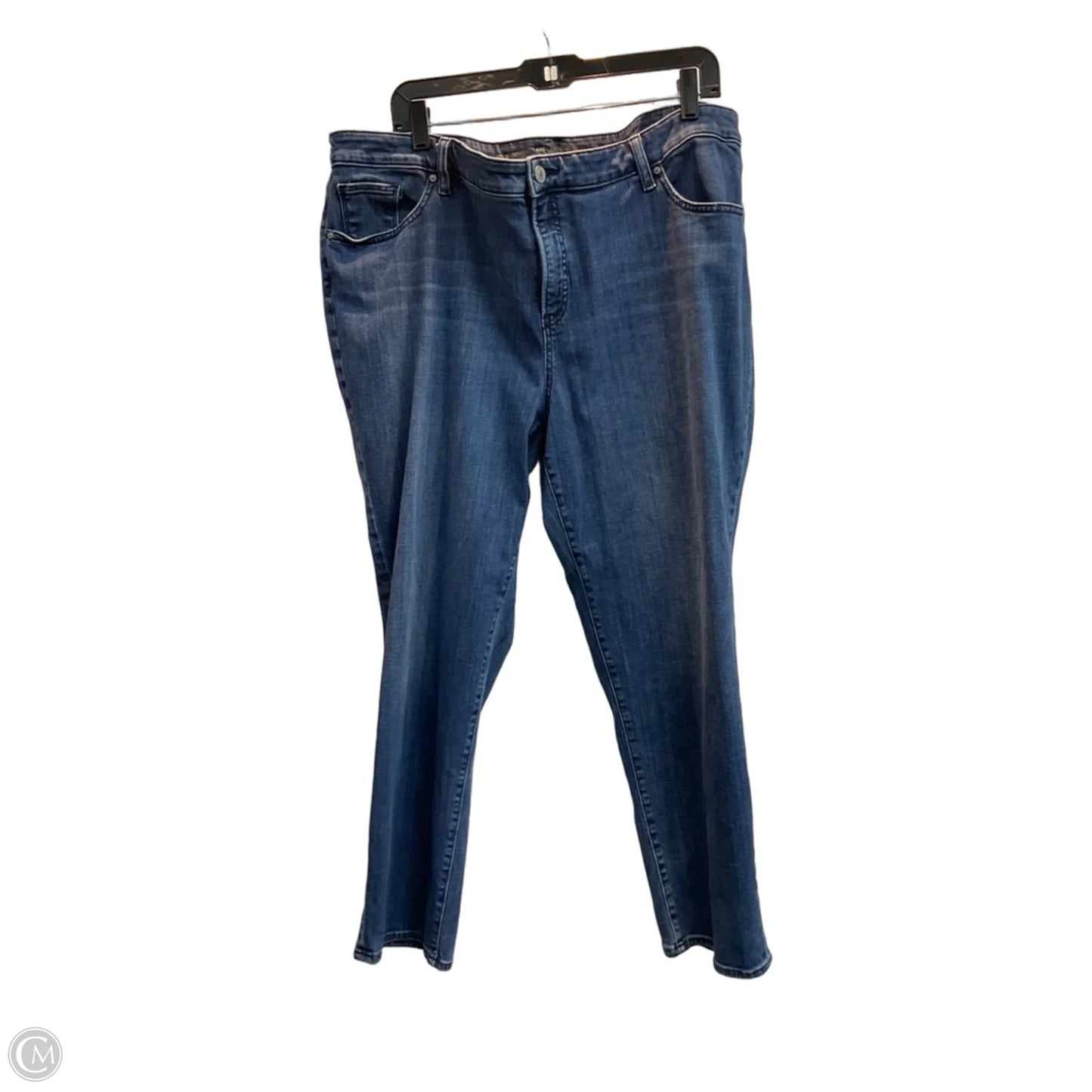 Jeans Straight By Chicos In Blue, Size: 20