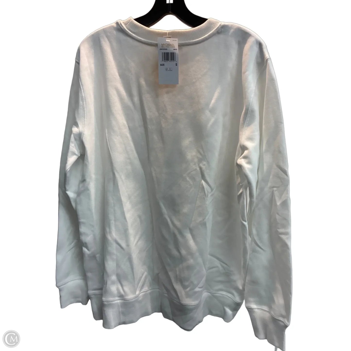 Sweatshirt Crewneck By Michael By Michael Kors In White, Size: S
