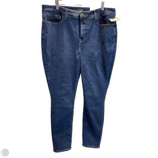 Jeans Skinny By Not Your Daughters Jeans In Blue, Size: 16