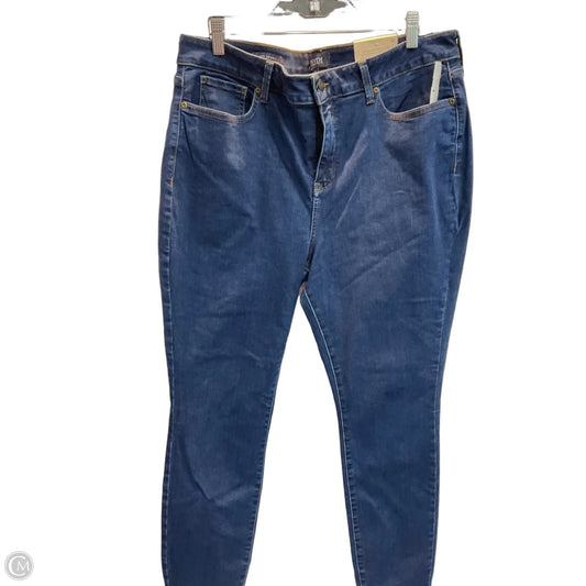 Jeans Skinny By Not Your Daughters Jeans In Blue, Size: 16