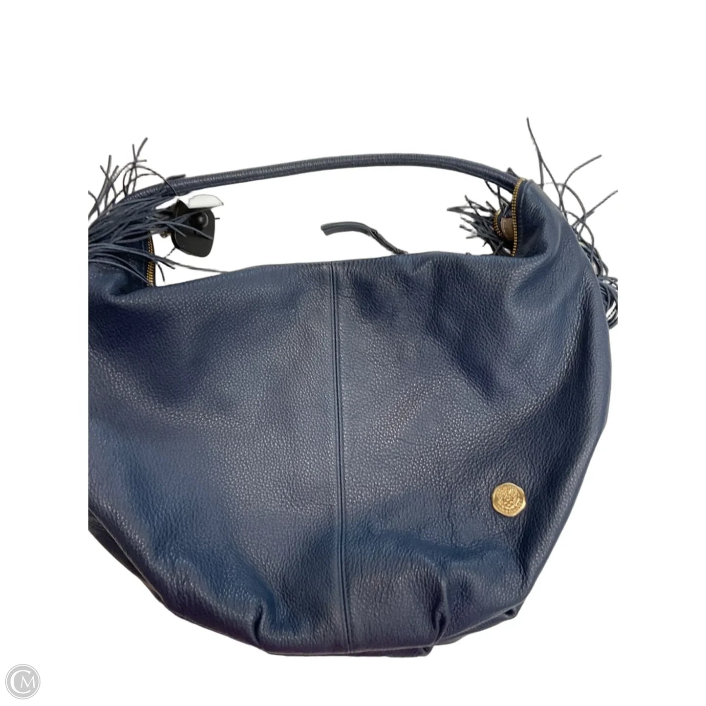 Handbag Leather By Vince Camuto, Size: Medium