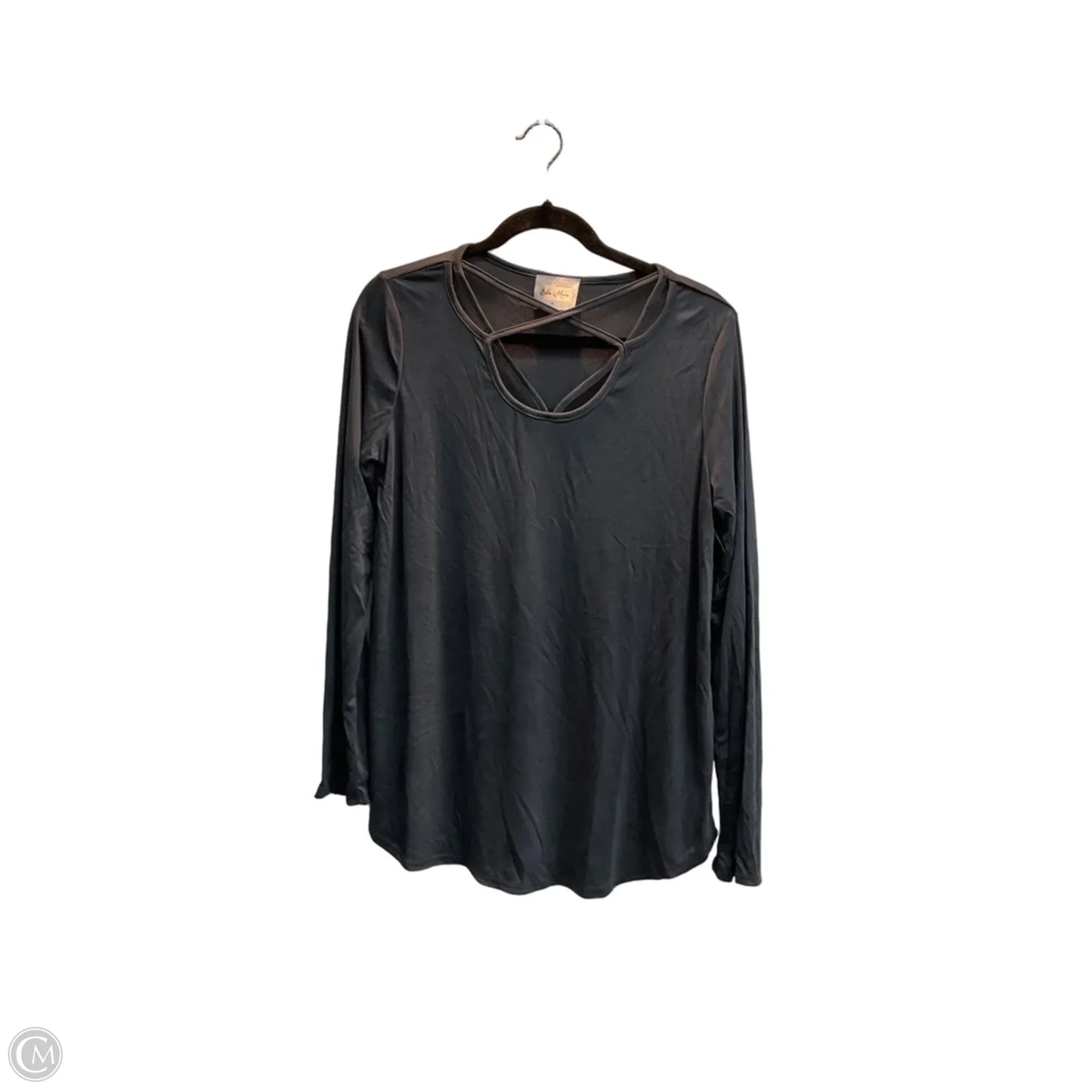 Top Long Sleeve By Clothes Mentor In Grey, Size: L