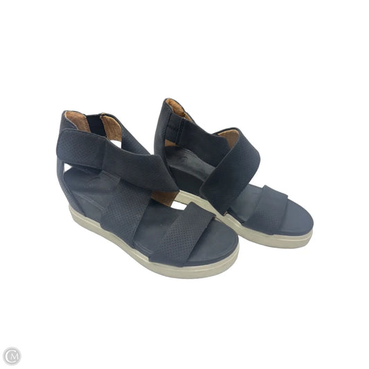 Sandals Heels Wedge By Dr Scholls In Black, Size: 7.5