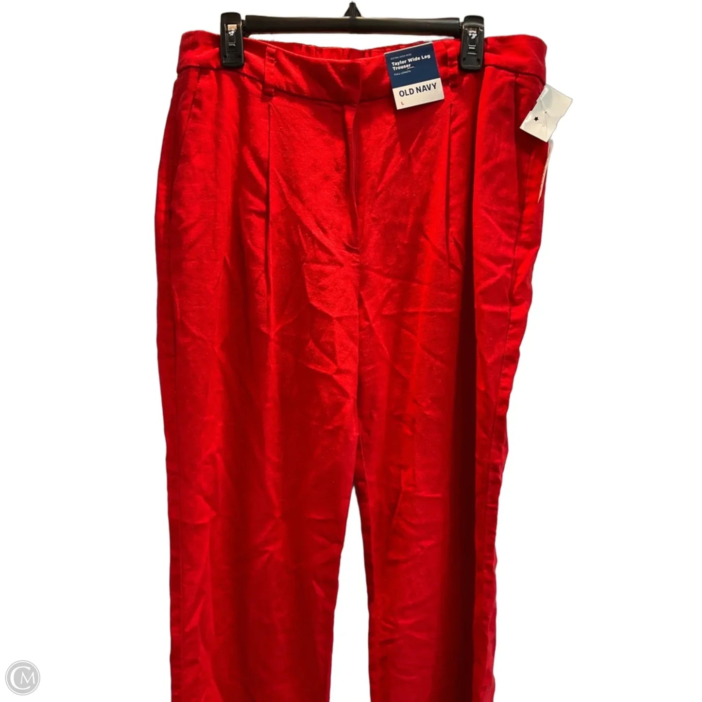 Pants Wide Leg By Old Navy In Red, Size: L