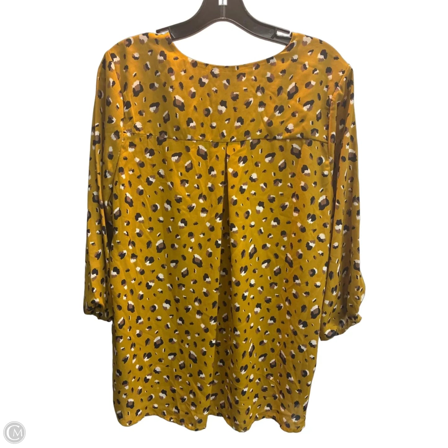 Top Long Sleeve By West Kei In Animal Print, Size: L