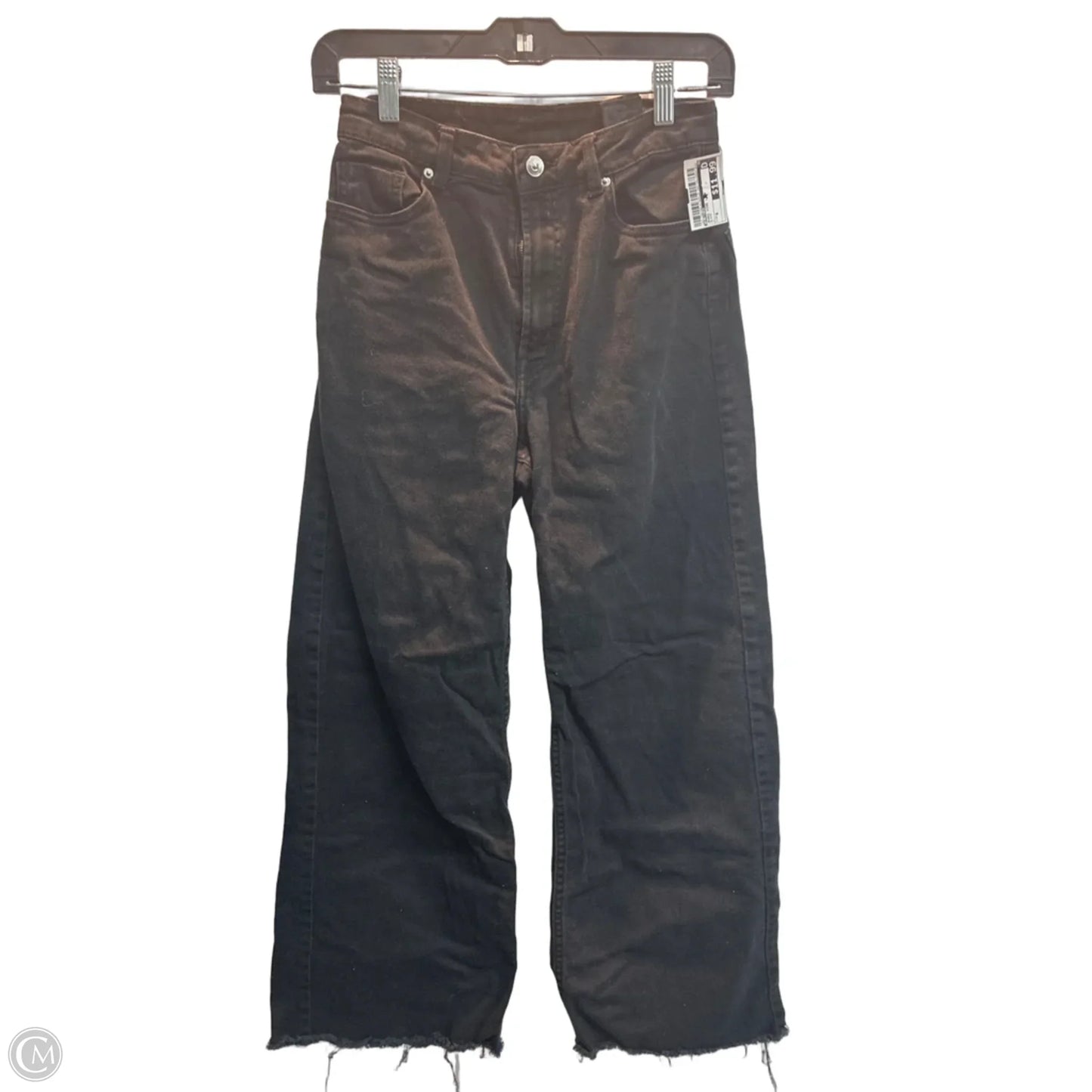 Jeans Wide Leg By Divided In Black, Size: 6