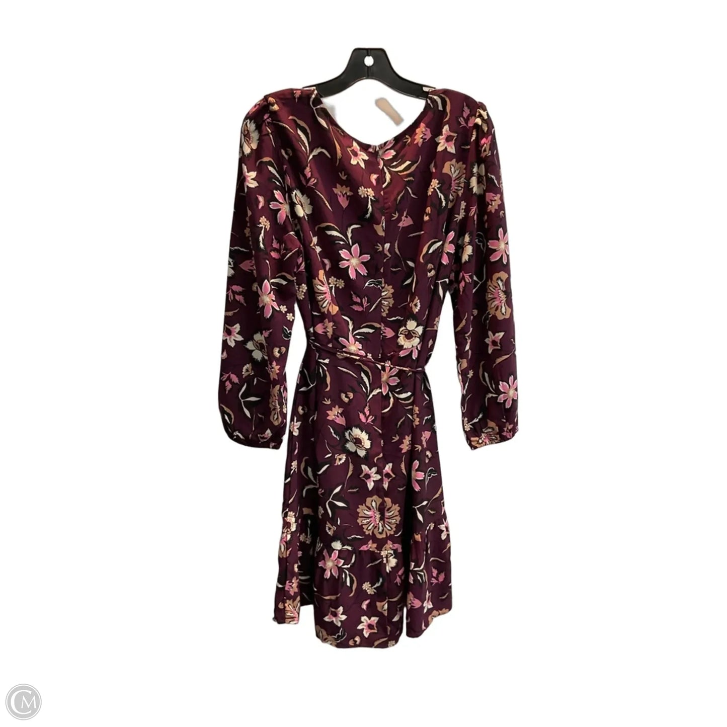 Dress Party Midi By Ann Taylor In Floral Print, Size: L