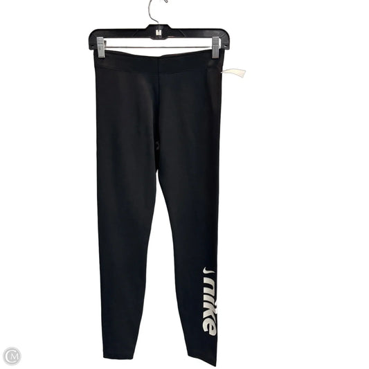 Athletic Leggings By Nike Apparel In Black, Size: S