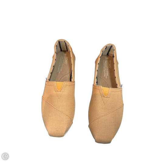 Shoes Flats By Toms In Orange, Size: 7