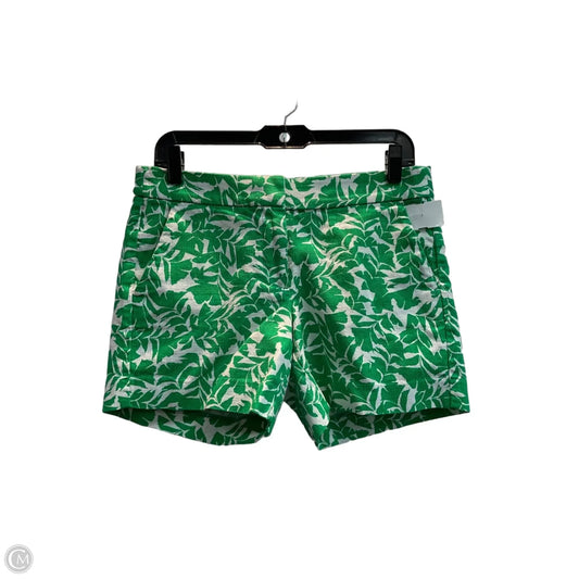 Shorts By J. Crew In Green & White, Size: 4