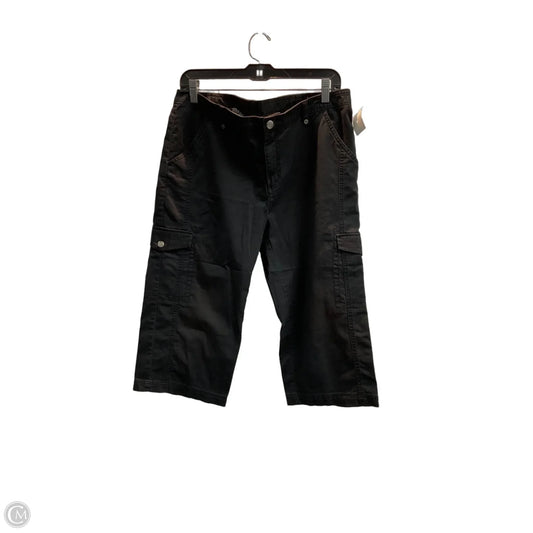 Capris By Harley Davidson In Black, Size: 14
