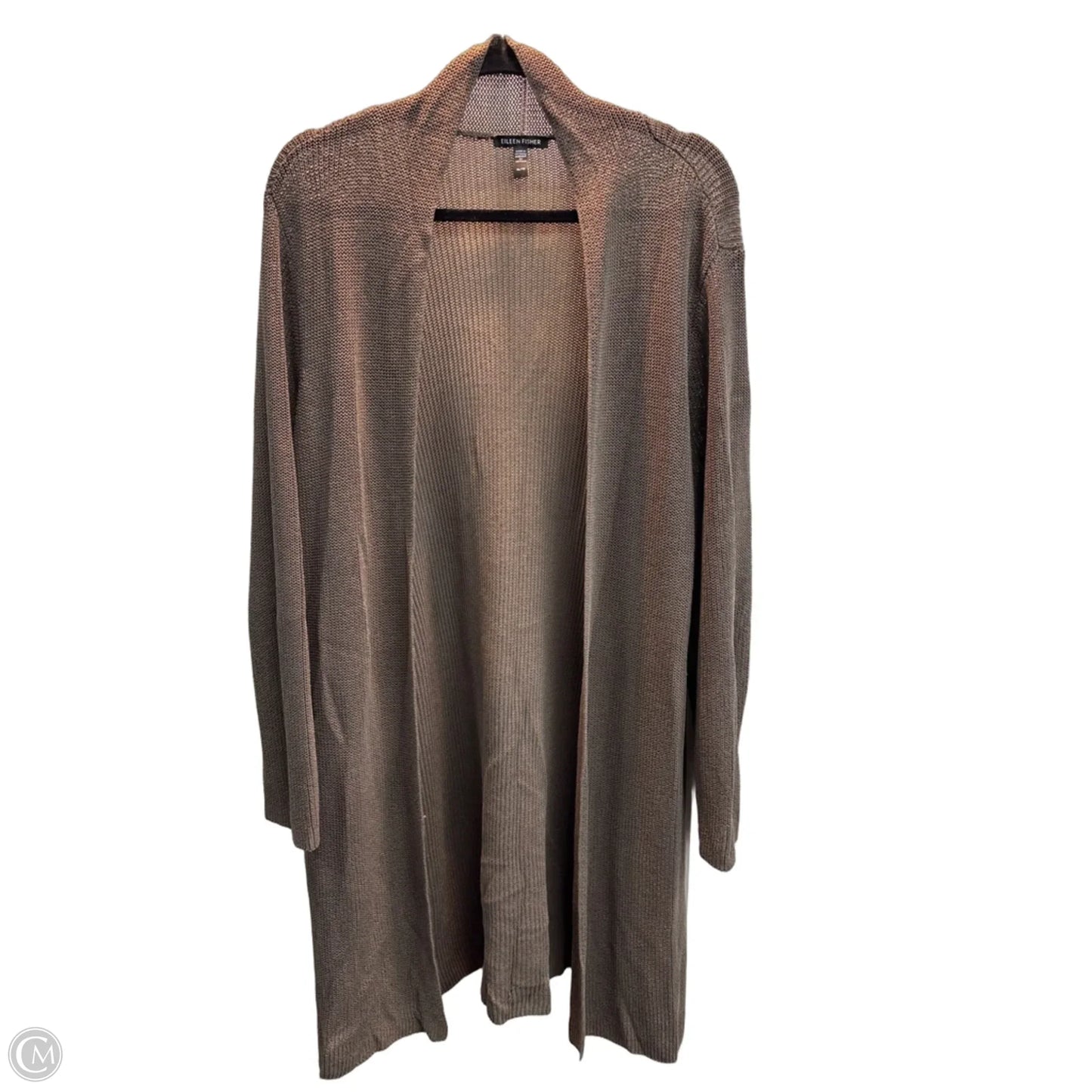 Cardigan By Eileen Fisher In Grey, Size: Xl