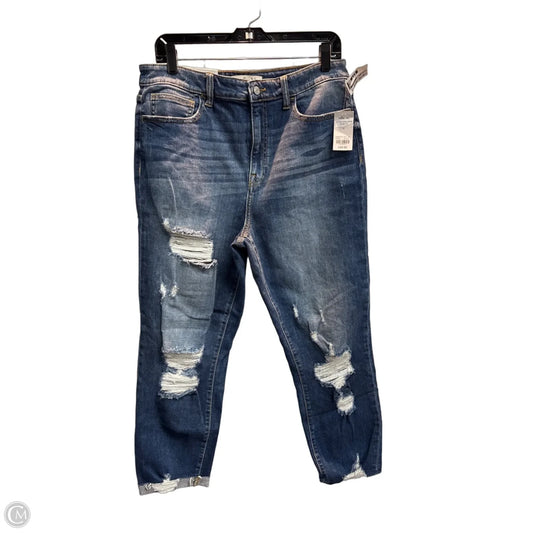 Jeans Boyfriend By Willow & Root In Blue, Size: 14