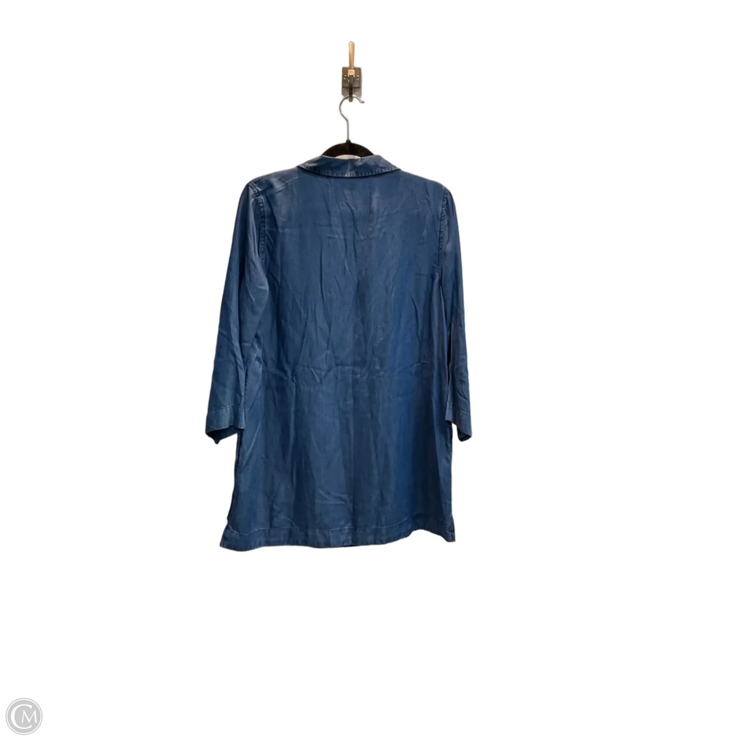 Tunic Long Sleeve By Soft Surroundings In Blue Denim, Size: M