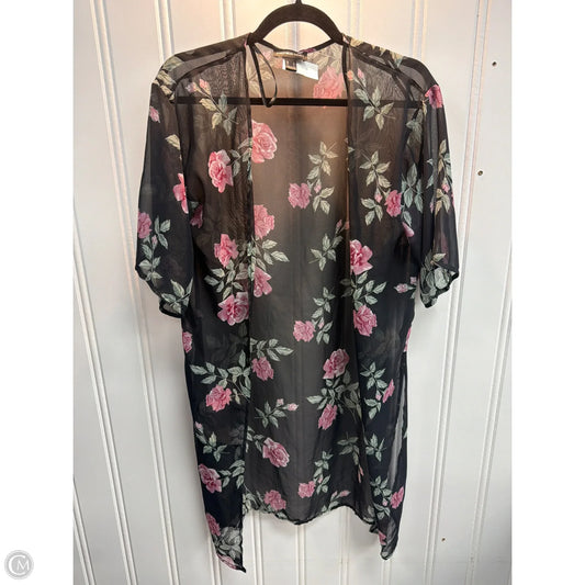 Kimono By Streetwear Society In Floral Print, Size: S