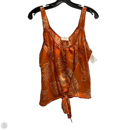 Top Sleeveless By Sienna Sky In Orange, Size: M
