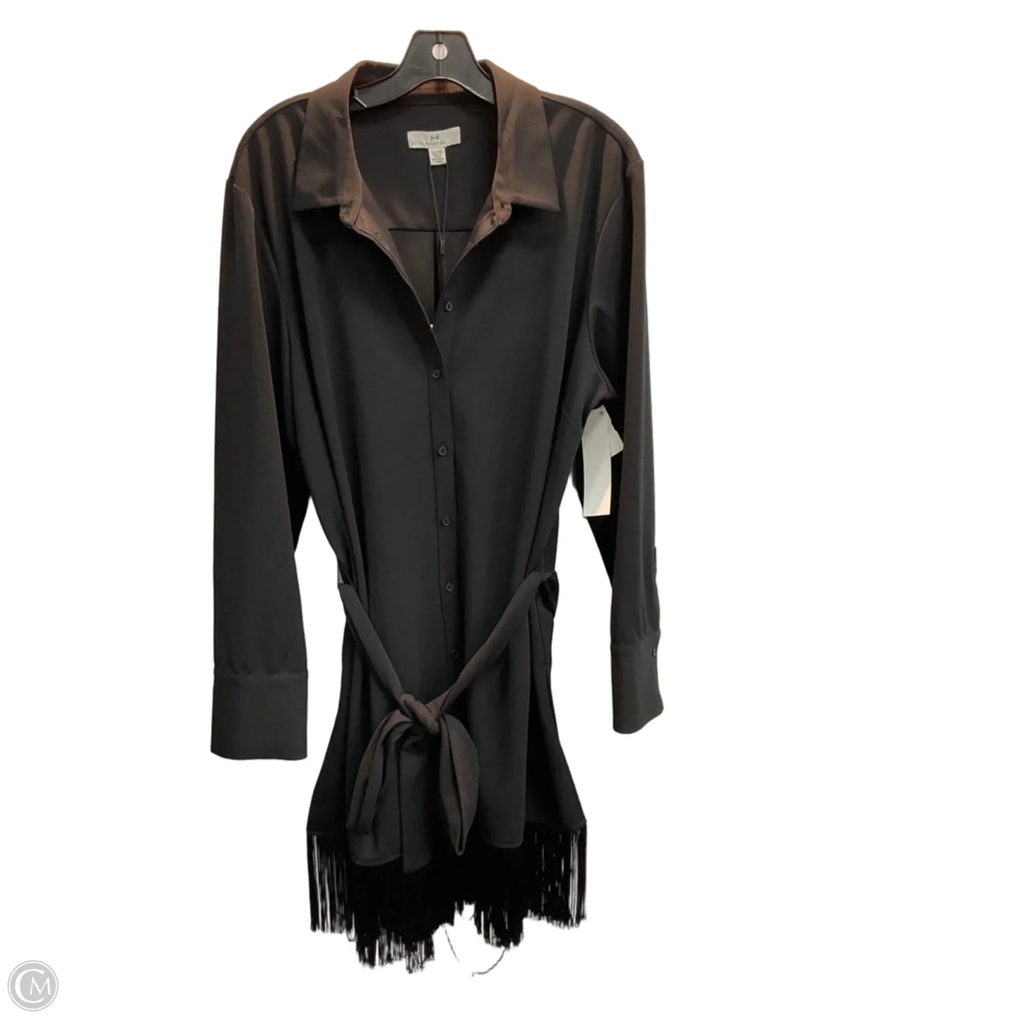 Dress Designer By Halston In Black, Size: Xl