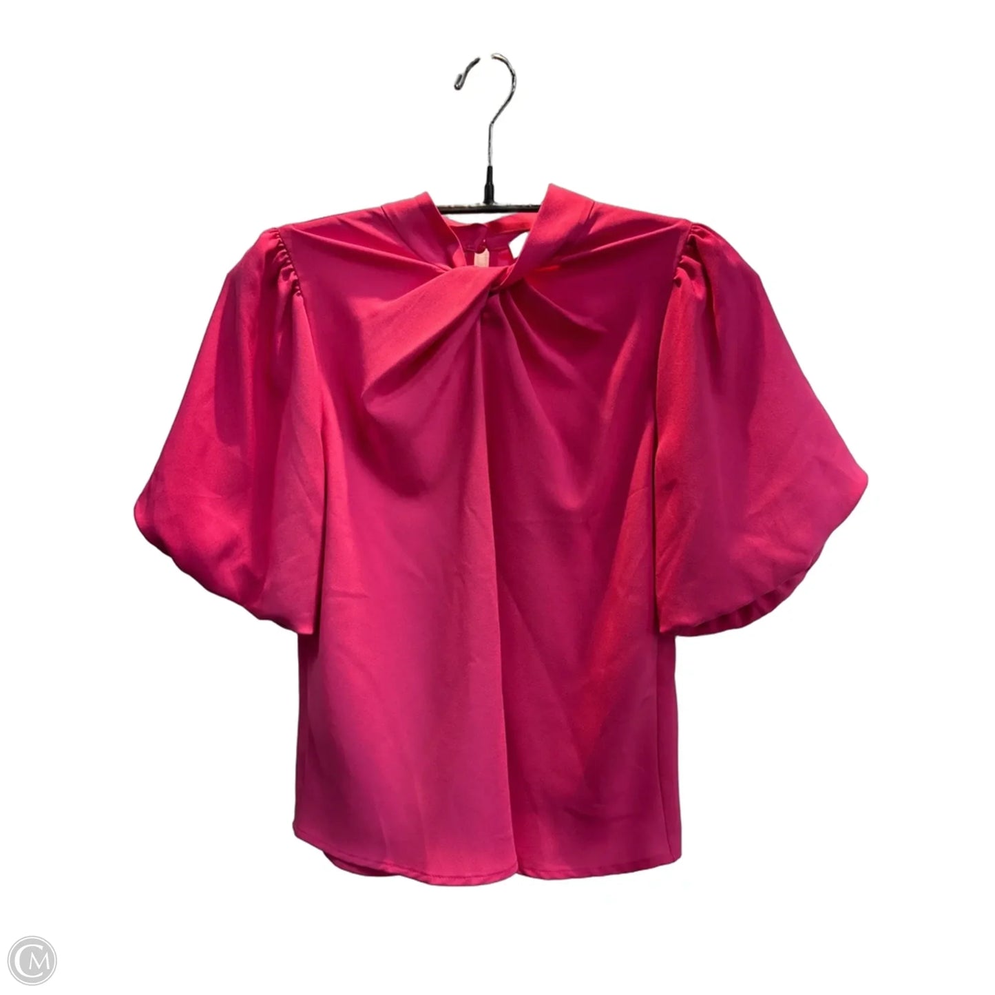 Blouse Short Sleeve By Loft In Pink, Size: Xsp