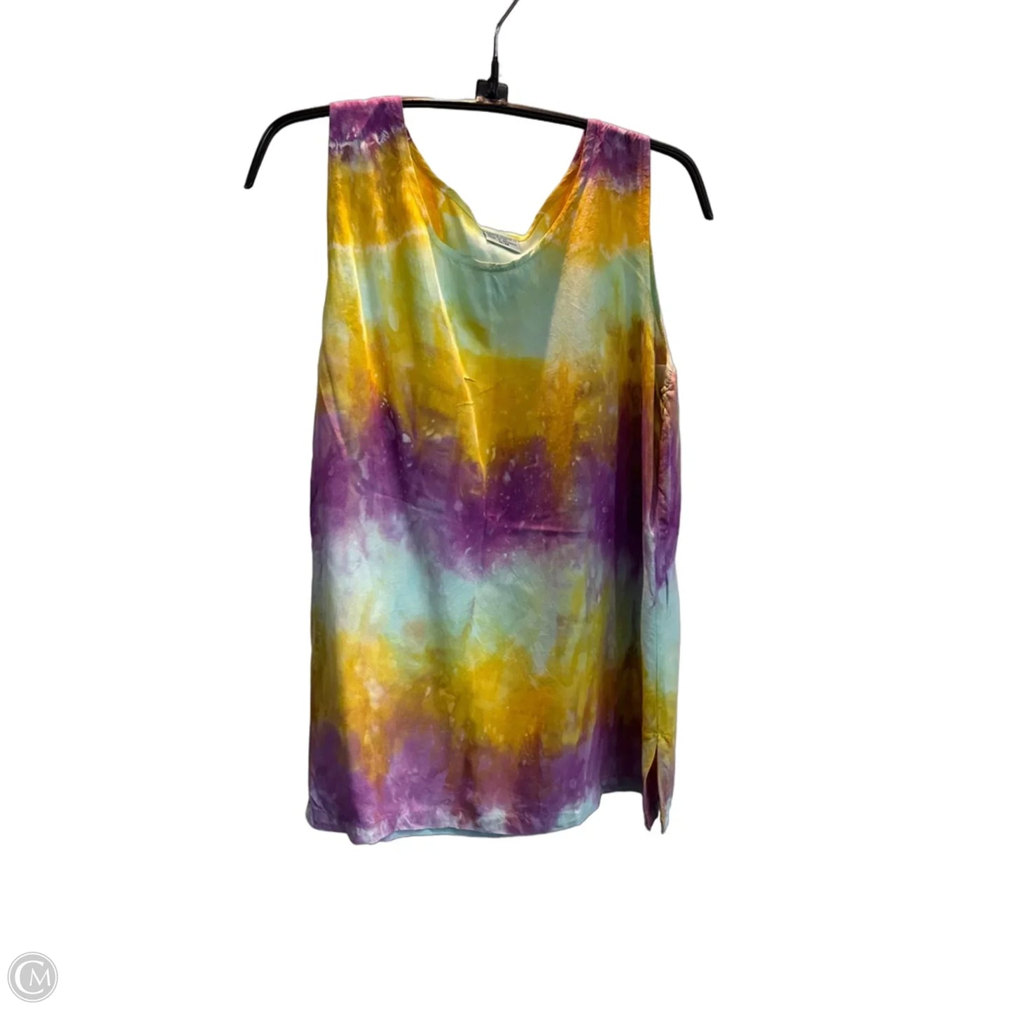 Top Sleeveless By Clothes Mentor In Tie Dye Print, Size: S