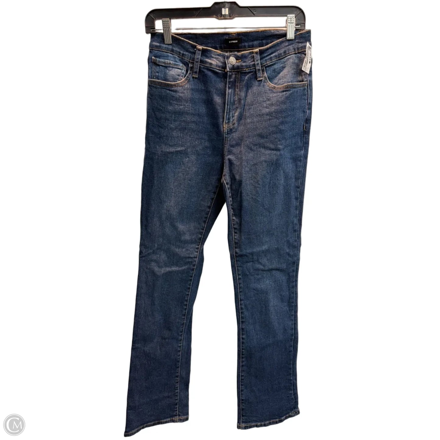 Jeans Straight By Express In Blue, Size: 10