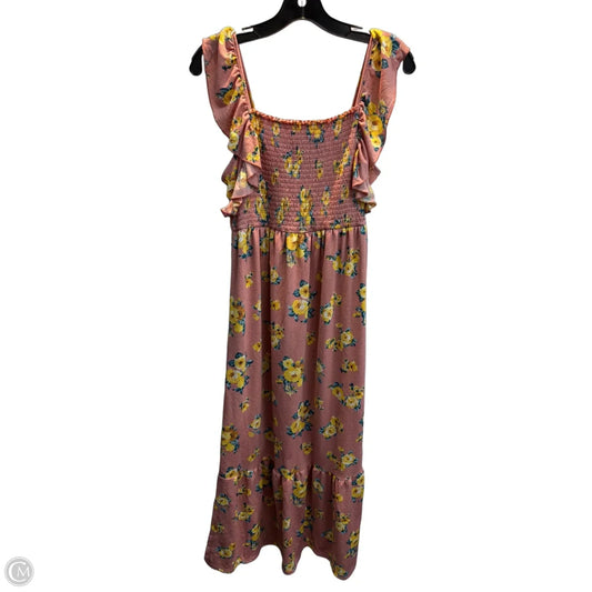 Dress Casual Maxi By Liberty Love In Floral Print, Size: Xl