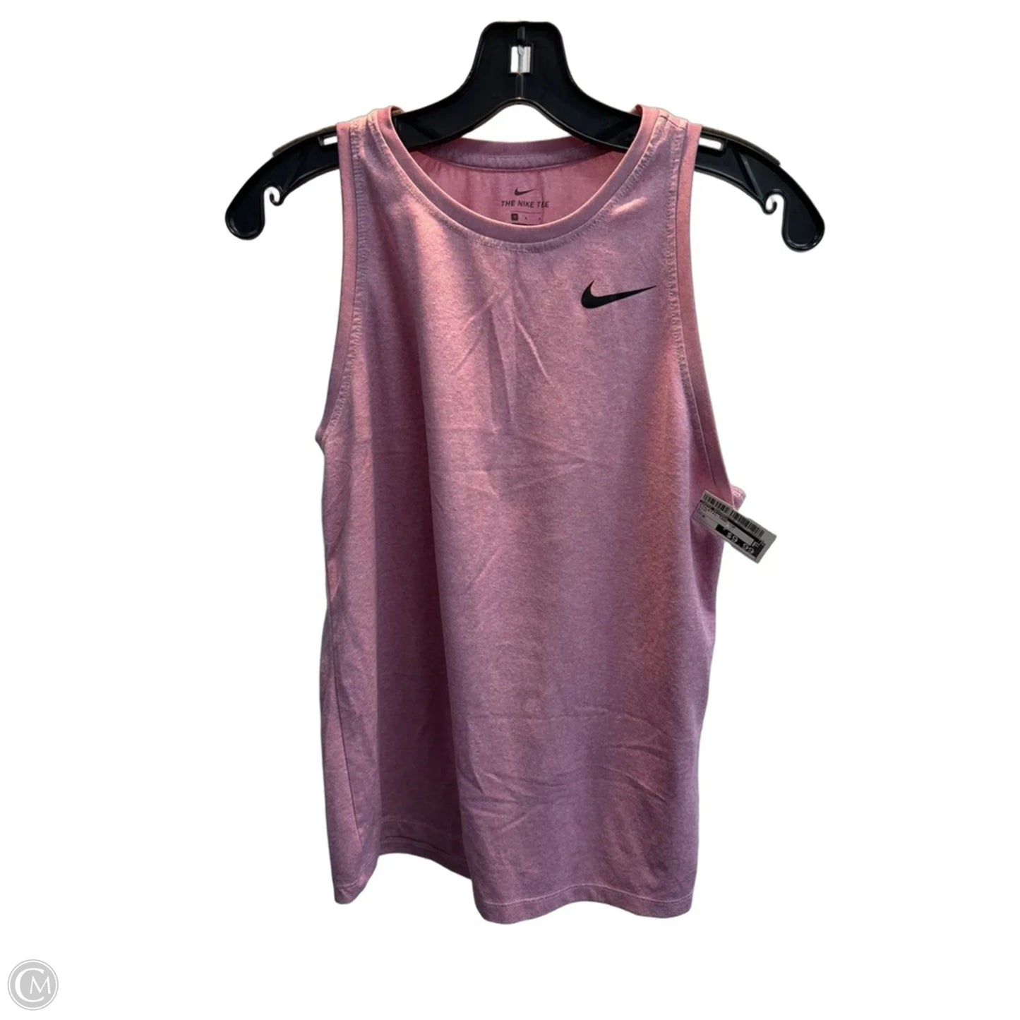 Athletic Tank Top By Nike Apparel In Pink, Size: M