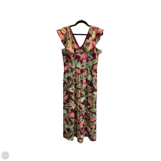 Jumpsuit By Ann Taylor In Floral Print, Size: S