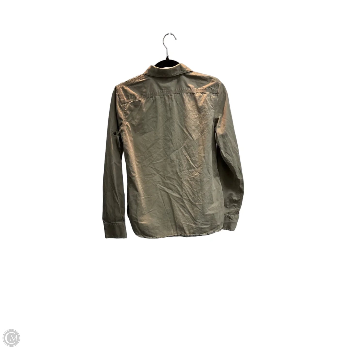 Top Long Sleeve By Lauren By Ralph Lauren In Tan, Size: Xs