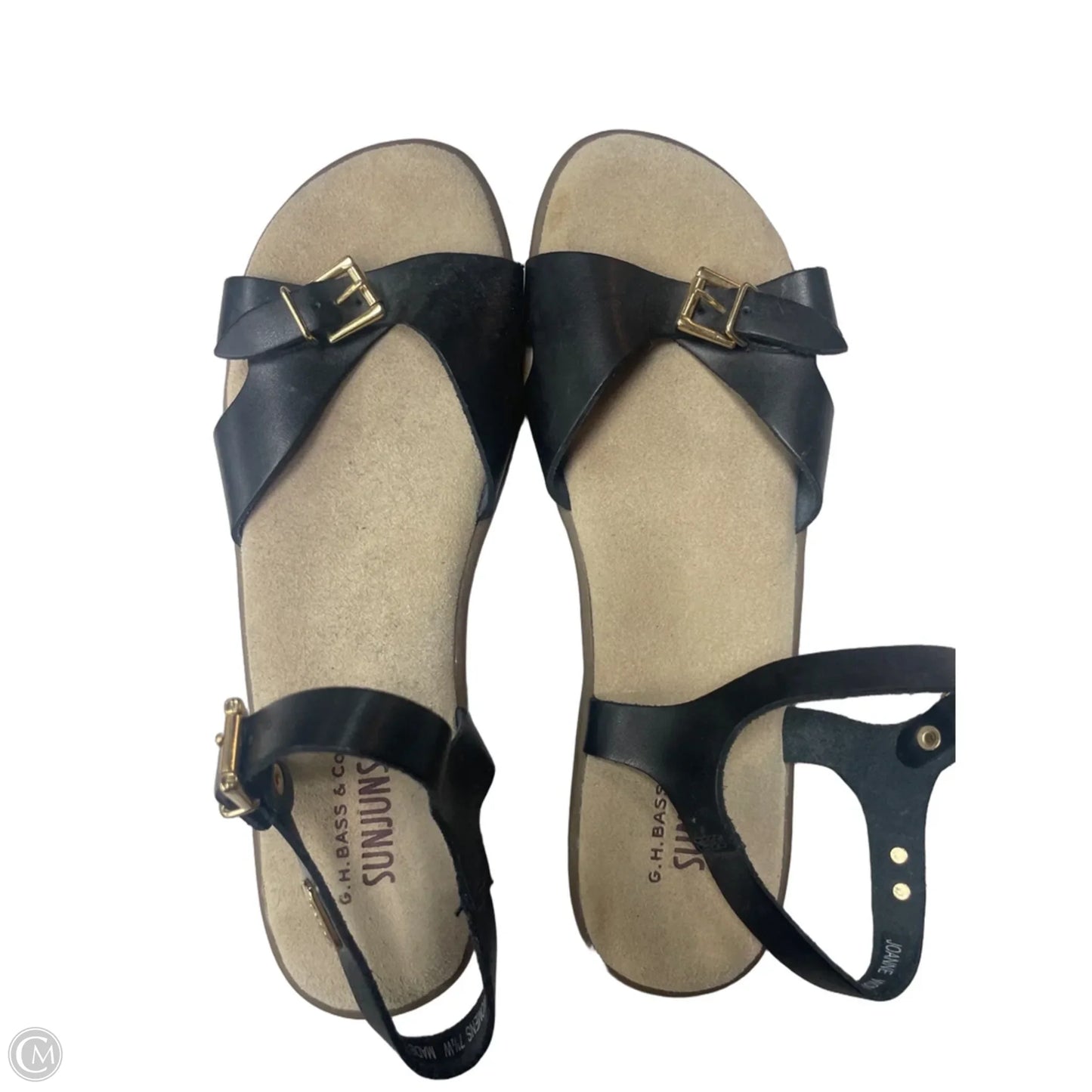 Sandals Flats By Gh Bass And Co In Black, Size: 7.5