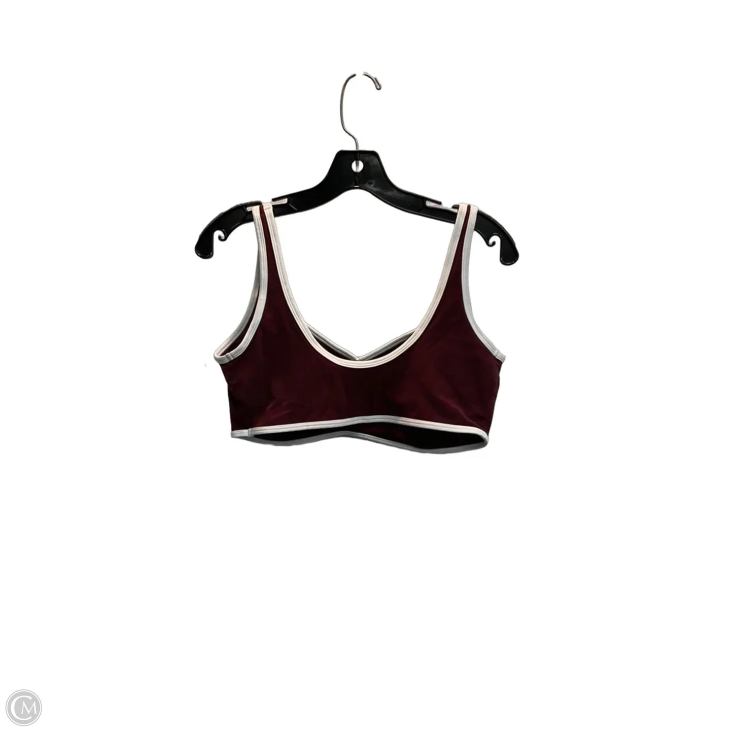 Athletic Bra By Ypb In Maroon, Size: L
