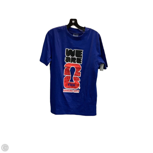 Top Short Sleeve Basic By Clothes Mentor In Multi-colored, Size: M