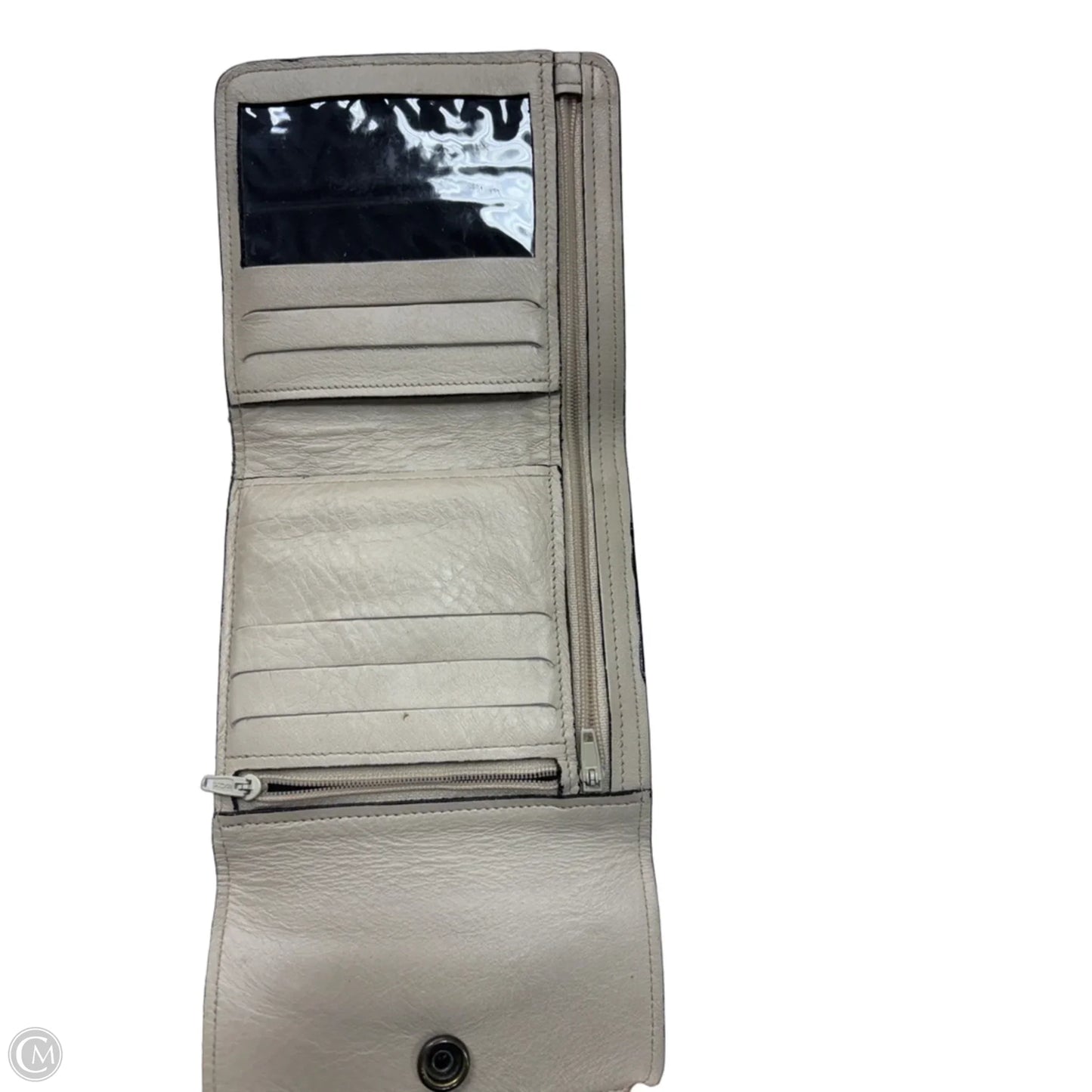 Wallet Leather By Clothes Mentor, Size: Medium