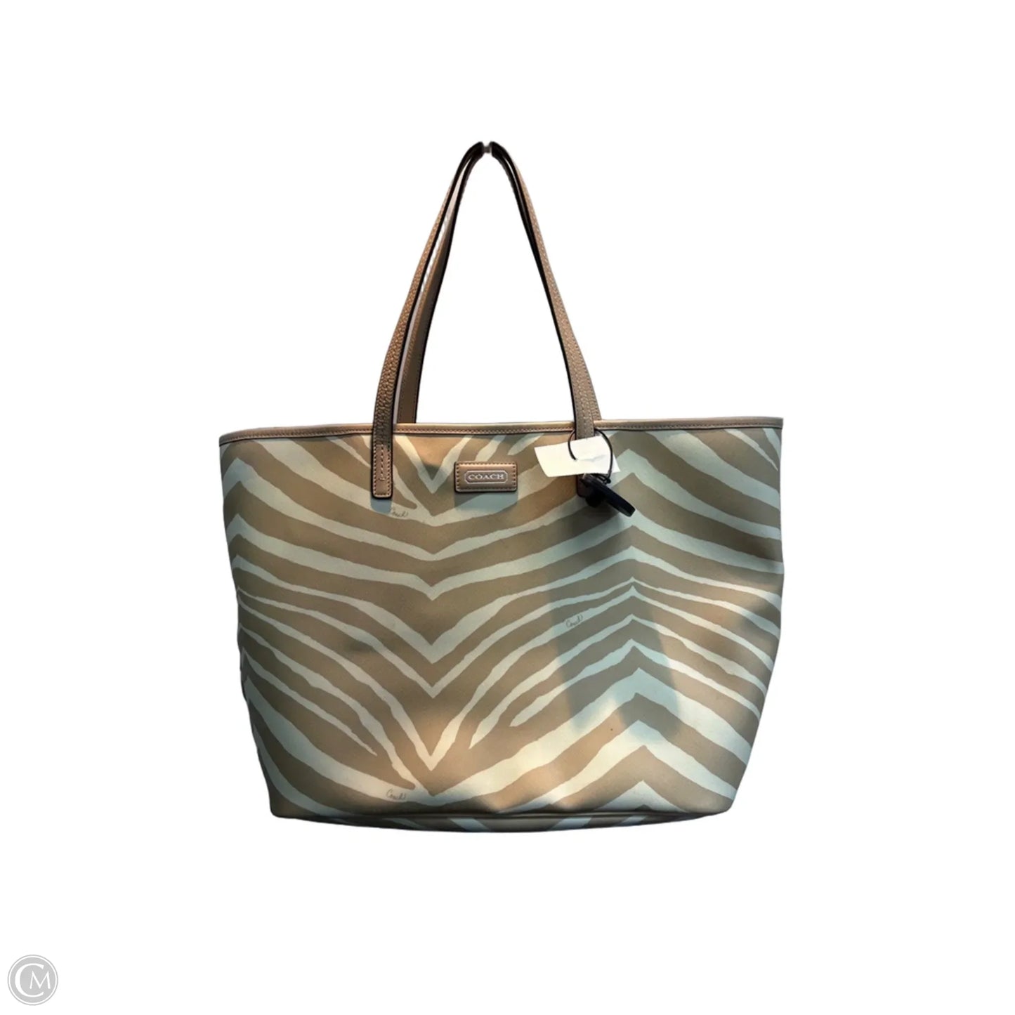 Tote Designer By Coach, Size: Medium