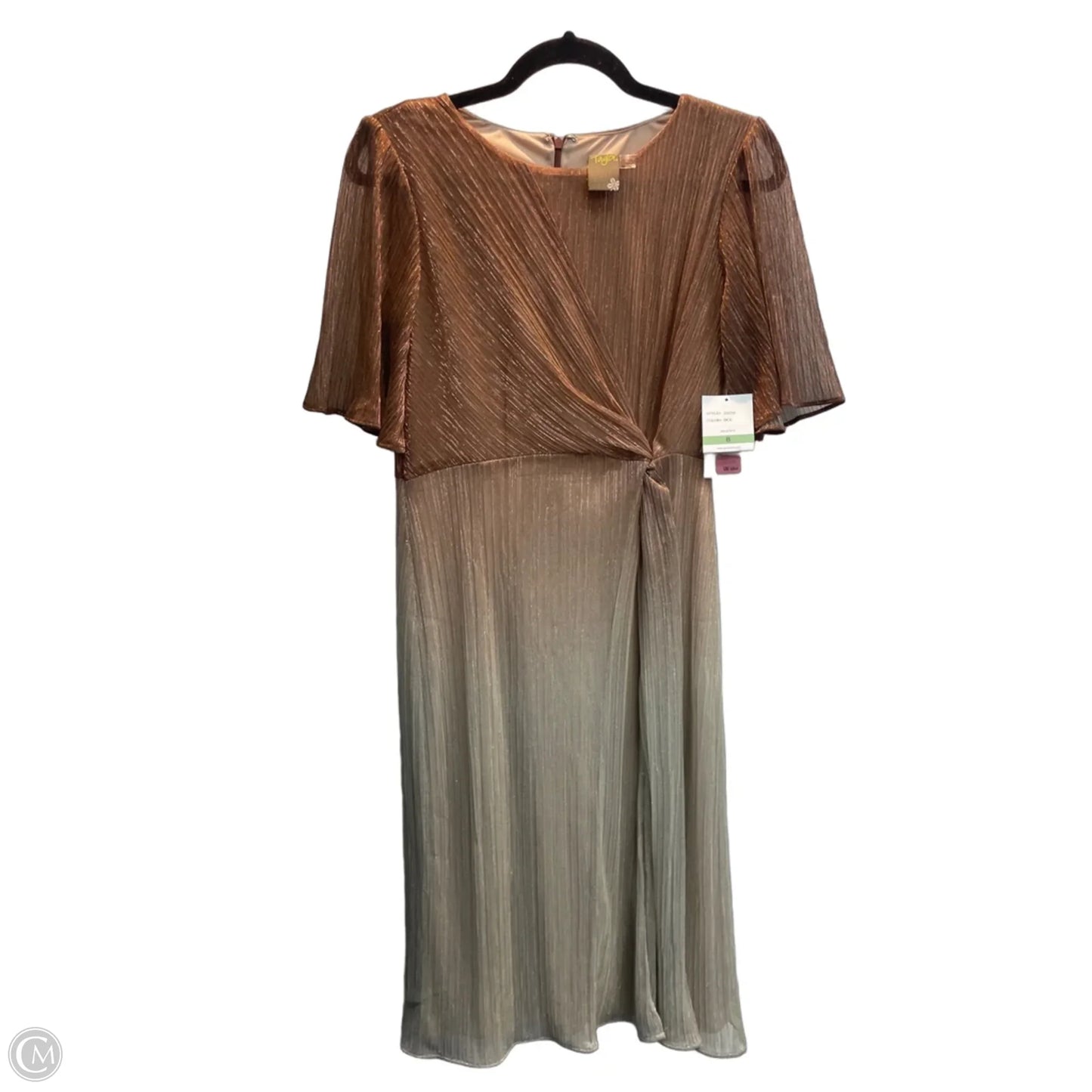 Dress Party Midi By Taylor In Ombre Print, Size: M