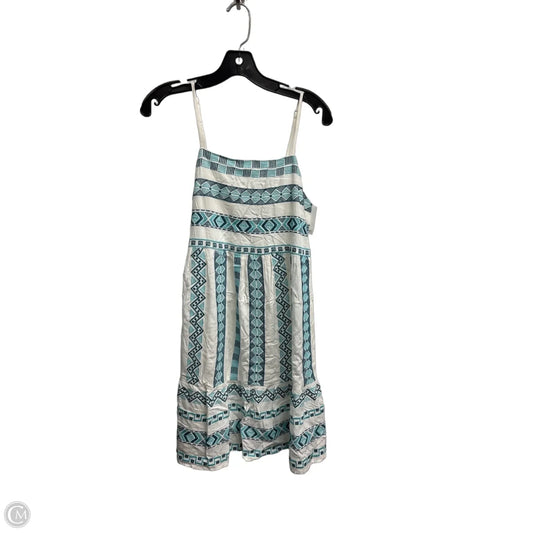 Dress Casual Short By Savanna Jane In Blue & White, Size: S