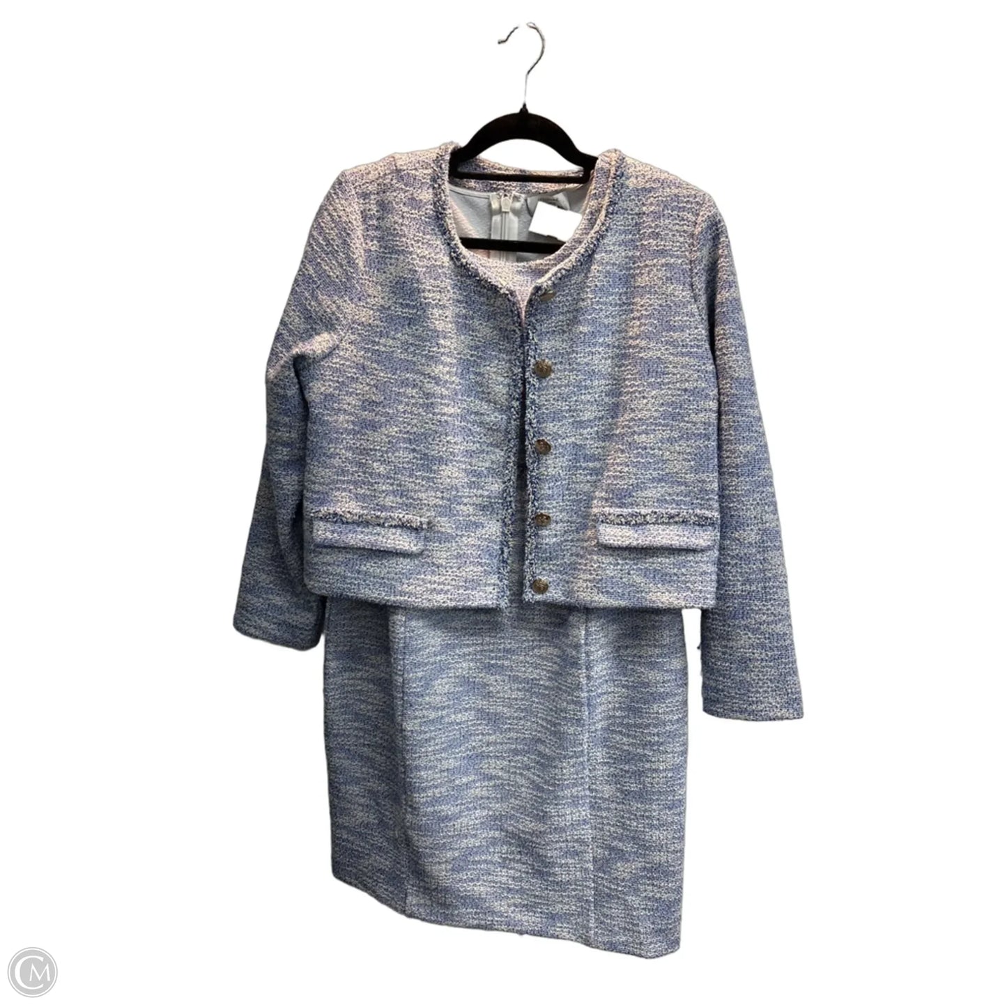 Dress Suit 2pc By Clothes Mentor In Blue, Size: M