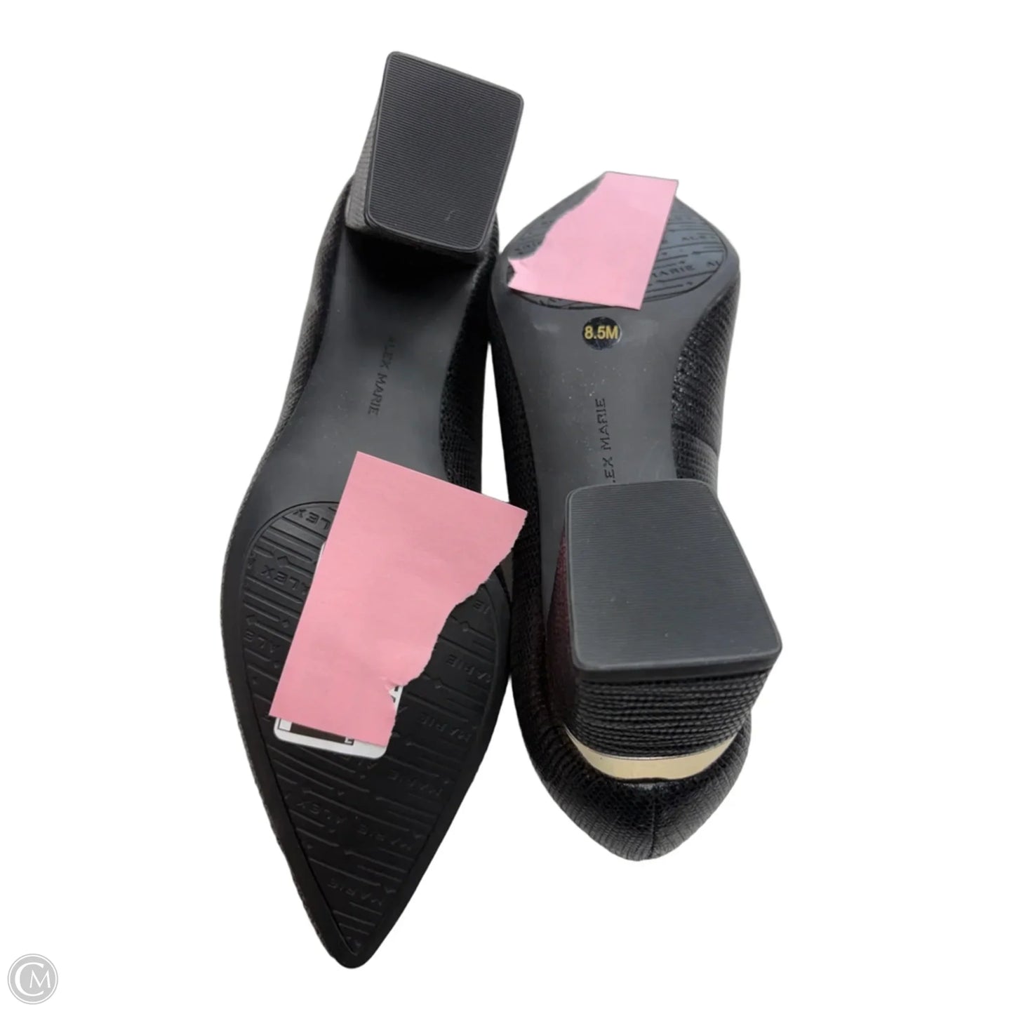 Shoes Heels Block By Alex Marie In Black, Size: 8.5