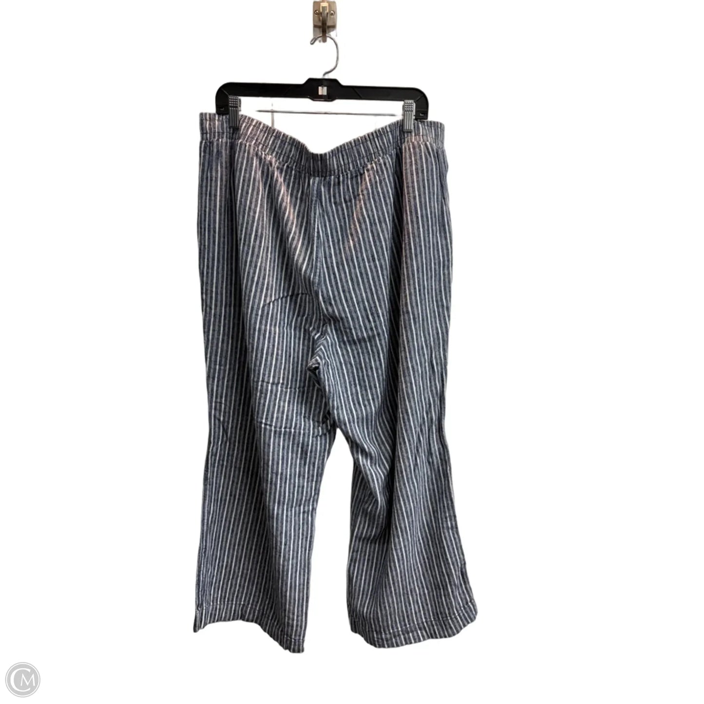 Pants Linen By Briggs In Striped Pattern, Size: Xxl