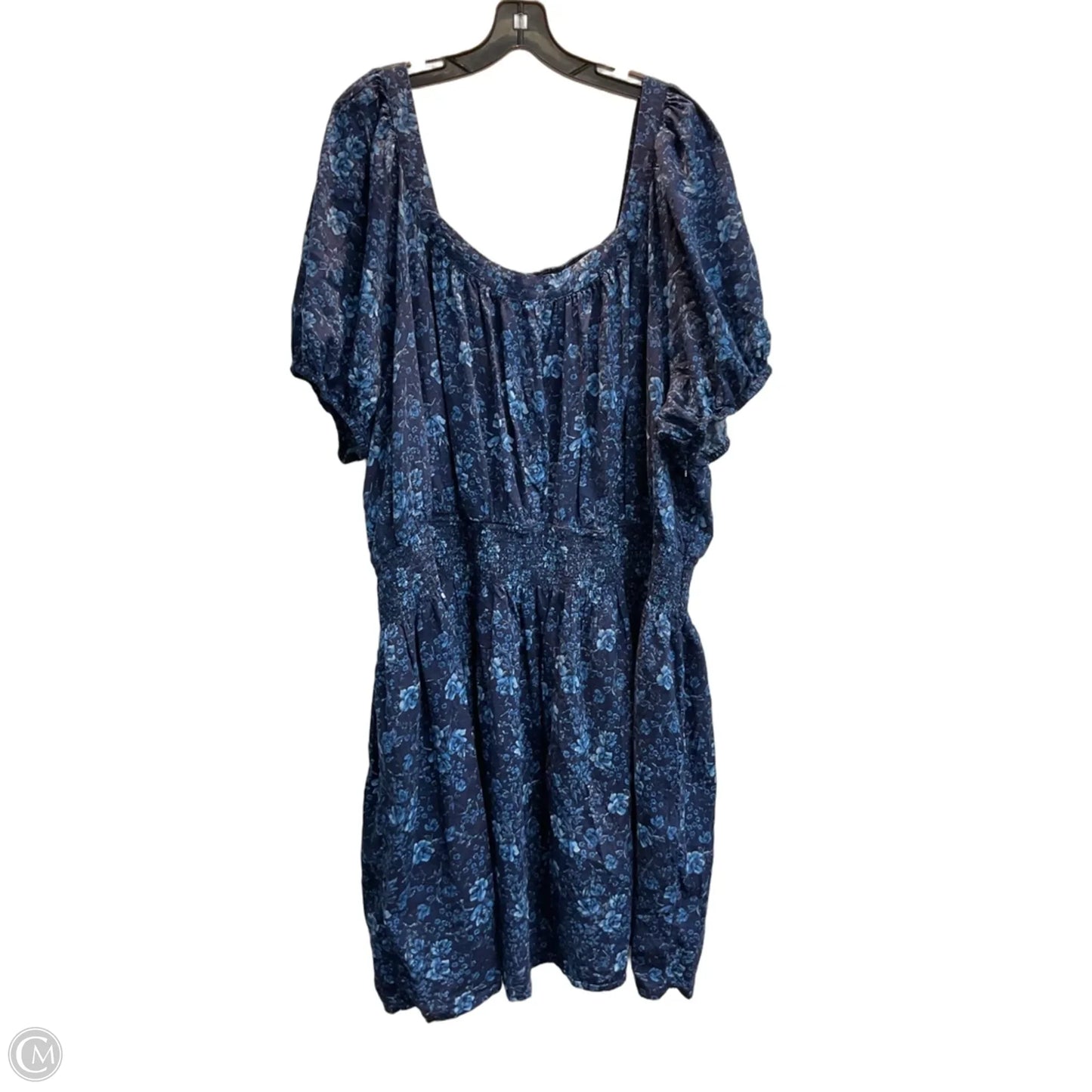 Dress Casual Midi By Old Navy In Blue, Size: 4x
