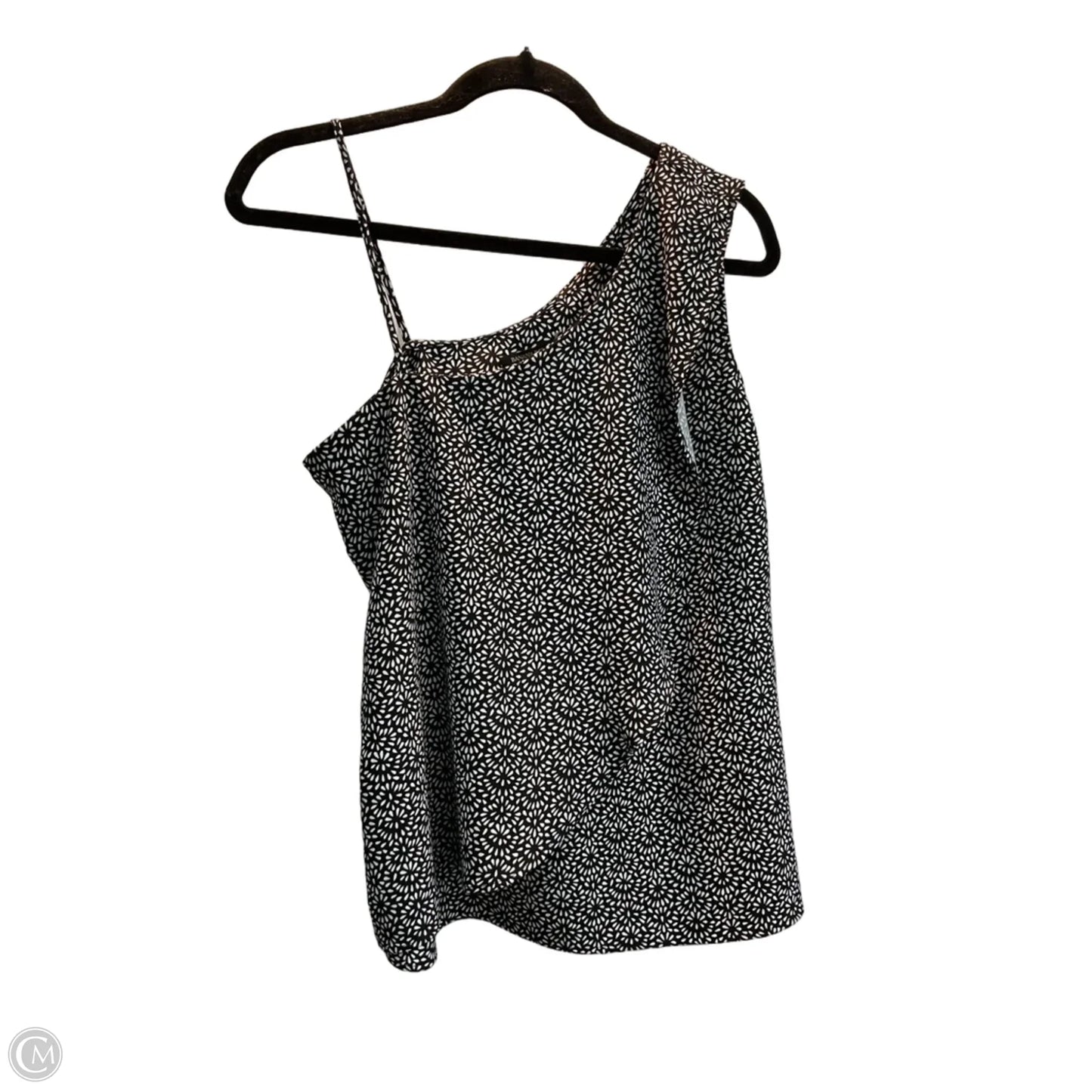 Top Sleeveless By Banana Republic In Black & White, Size: S