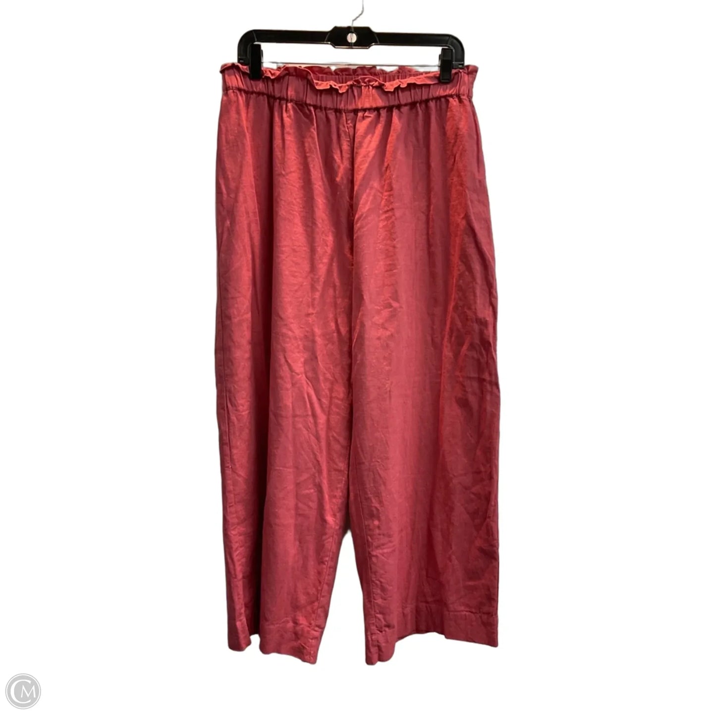 Pants Wide Leg By Abercrombie And Fitch In Pink, Size: L