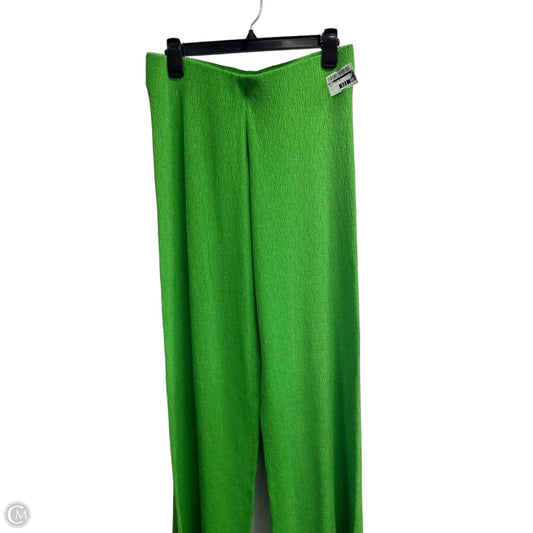 Pants Wide Leg By Zara In Green, Size: L