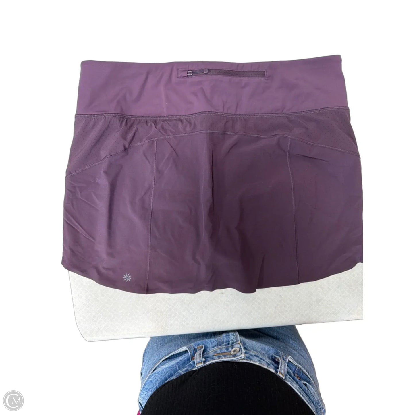 Athletic Skort By Athleta In Purple, Size: L