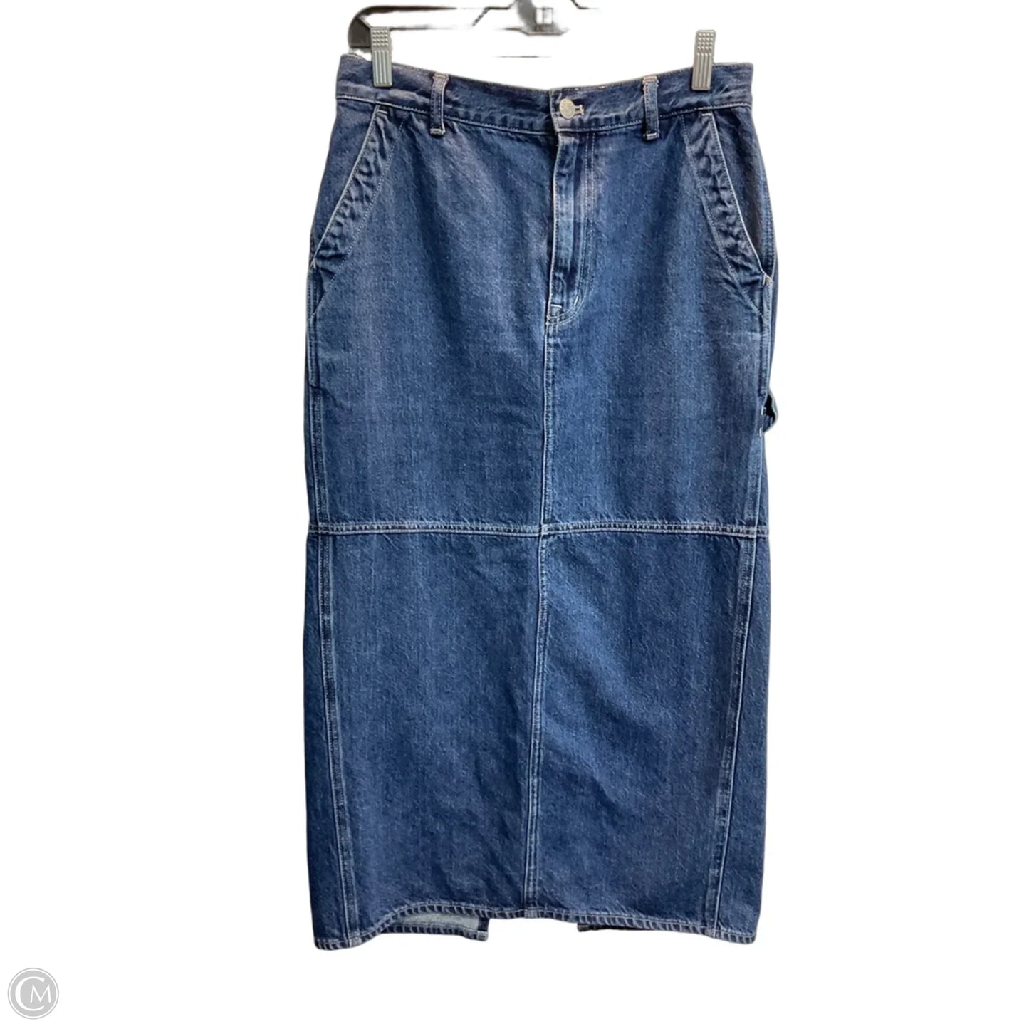 Skirt Maxi By Madewell In Blue Denim, Size: 4