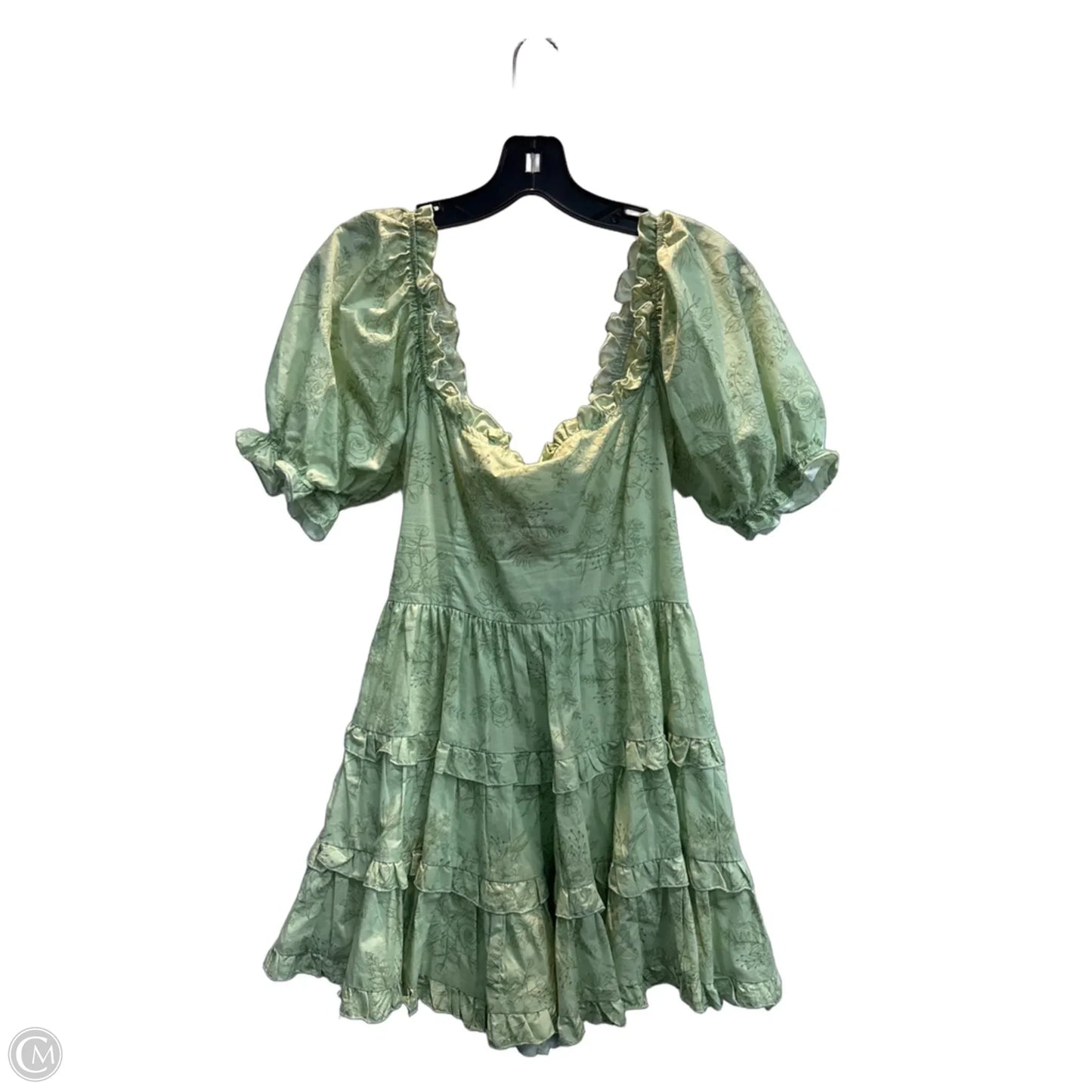 Dress Casual Short By Clothes Mentor In Green, Size: M