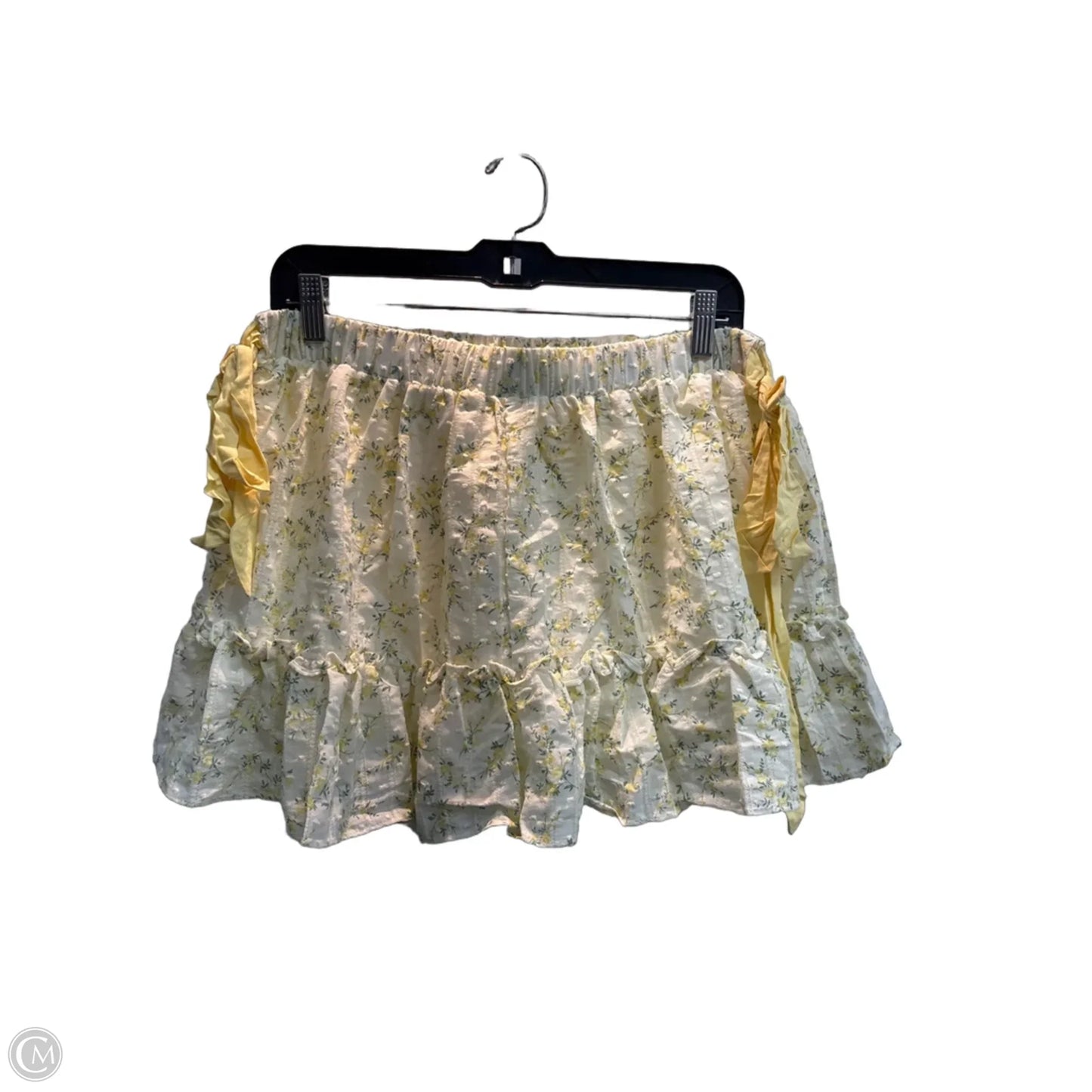 Skort By Very J In Yellow, Size: L